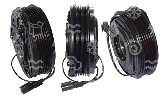 spojka pro kompresor ZEXEL, 110mm, 12V, poly V5, 35x55x20mm